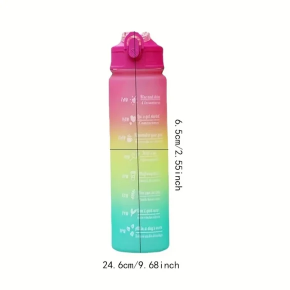 NEW 3 PIECE MOTIVATIONAL WATER BOTTLE SET!! - Picture 4 of 5
